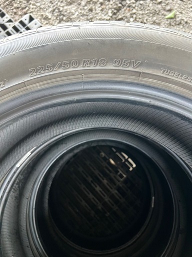 225/50R18, ブリヂストン,2021年,4本