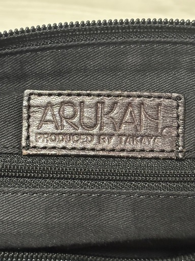 ARUKANパイソンレザー ショルダーバッグ