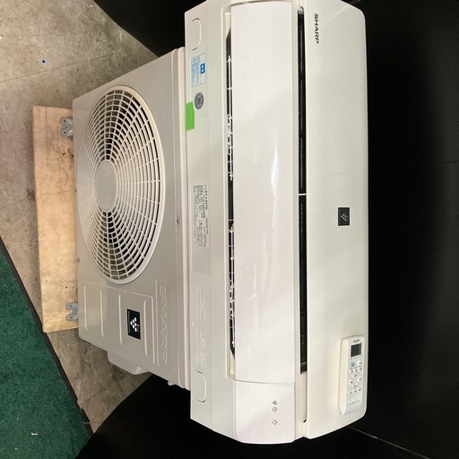 取付込、保証付、シャープ2020年2.2kw6畳