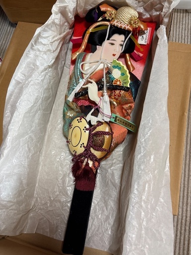 ☆羽子板ガラスケース付き (ゆう) 本庄のインテリア雑貨/小物《置物