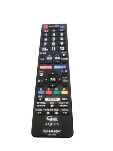 ​【2019年製】SHARP AQUOS 32V型 液晶テレビ（2T-C32AC1）純正リモコン付き・動作確認済み