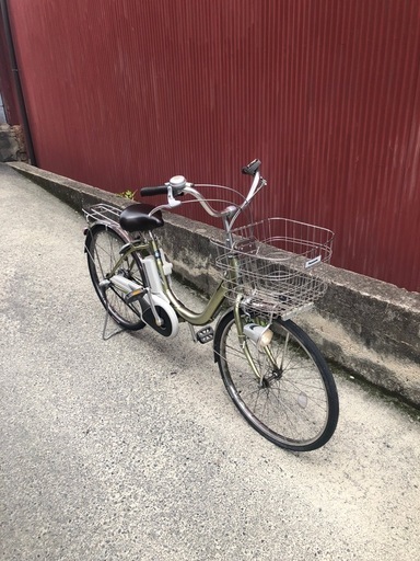 【京都発】京の楽チャリ　電動アシスト自転車　パナソニック　24インチ　