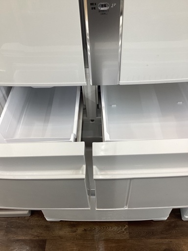 6ヶ月動作保証付 HITACHI 5ドア冷蔵庫 R-F51M4 2019年製 (トレファク