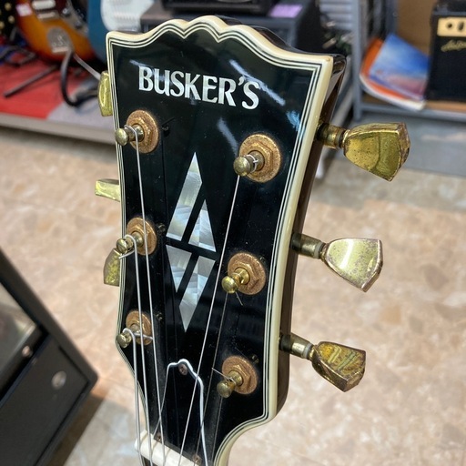 BUSKER'S  バスカーズ  レスポールカスタム  BLC300  エレキギター  ブラック  黒 管理番号3290