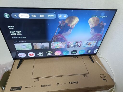 4KスマートTV　４３インチ
