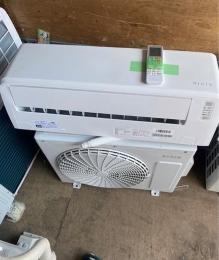取り付け工事込み金額 RIAIR YHA-S22N ヤマダオリジナル リエア エアコン 2023年モデル 主に6畳用 ホワイトYHAS