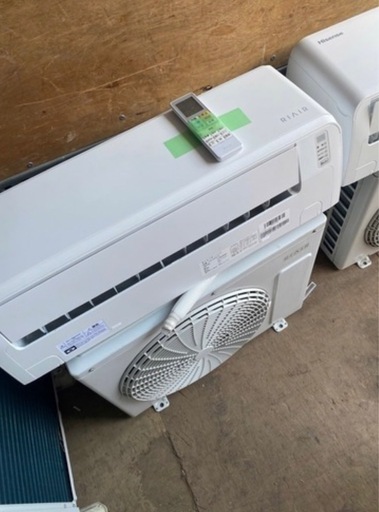 取り付け工事込み金額 RIAIR YHA-S22N ヤマダオリジナル リエア エアコン 2023年モデル 主に6畳用 ホワイトYHAS