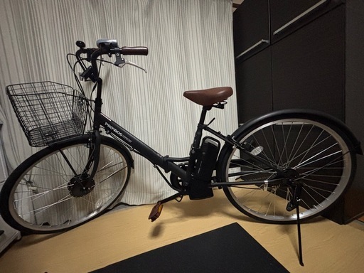 ※再出品※更に値下げしました※現地取引のみ※折りたたみ　電動自転車 電動折り畳み自転車美品 (ゆかみん37) 竹橋の電動アシスト自転車の中古