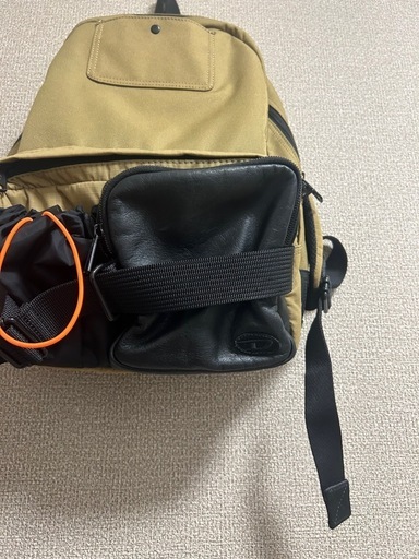 DIESEL リュック バックパック カーキ×ブラック