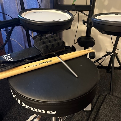 Roland TD-07DMK 電子ドラム フルセット Rolandヘッドホン付 Bluetooth対応 引取限定