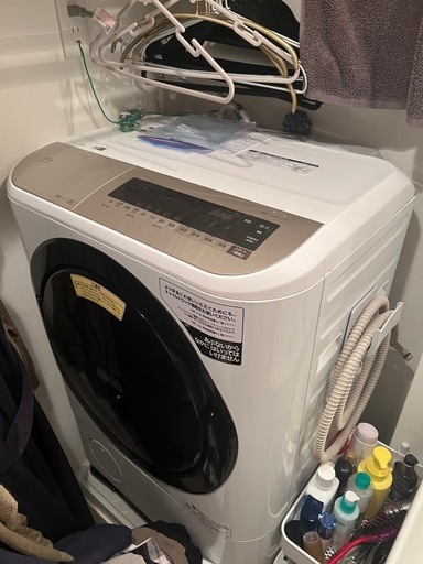 【購入者様確定済】HITACHI ヒートリサイクル 風アイロン ビッグドラム ドラム式洗濯機