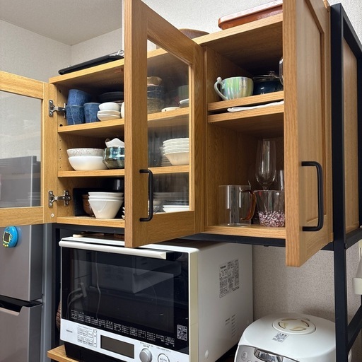食器棚 (ちさ) つくばみらいの収納家具《食器棚、キッチン収納》の中古