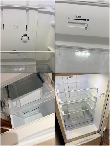 【2021年製】東芝 冷凍冷蔵庫 153L　GR-T15BS(W)