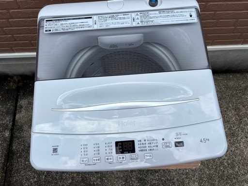 美品★ハイアール製洗濯機★2025年★4.5kg