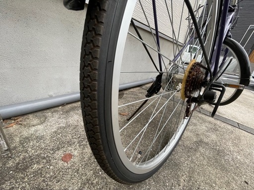【美品】自転車　ママチャリ　ギア付き　機関良好　書類あり！