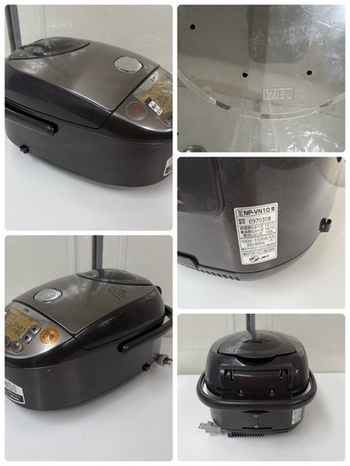 【?買取市場 6ヶ月保証】R675 ☀️ ZOJIRUSH / 象印 IH炊飯ジャー 5.5合炊き 17年製 NP-VN10 ⭐ 動作