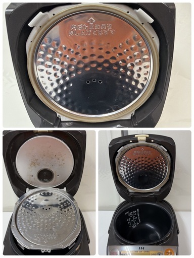 【?買取市場 6ヶ月保証】R675 ☀️ ZOJIRUSH / 象印 IH炊飯ジャー 5.5合炊き 17年製 NP-VN10 ⭐ 動作