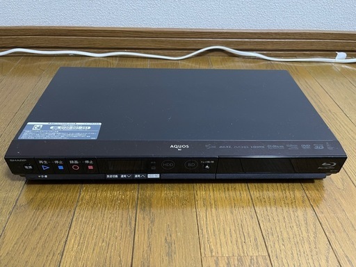 【受渡決定】SONY AQUOS ブルーレイディスクレコーダー　BD-H51