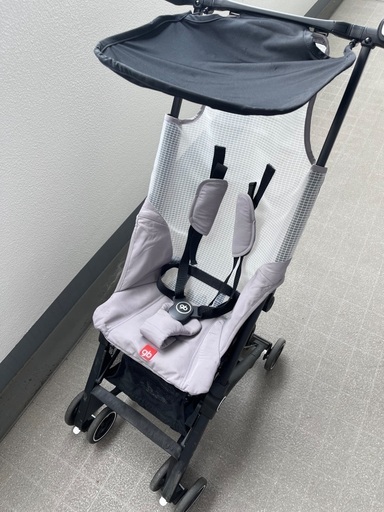 【ポキットエア】 POCKIT 折りたたみベビーカー グレー ジービー ポキットエア POCKIT ベビーカー コンパクト 折りたたみ