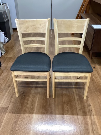 ダイニングチェア２脚セット【町田市再生家具】260879