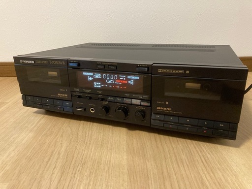 PIONEERダブルカセットデッキT-7070WR