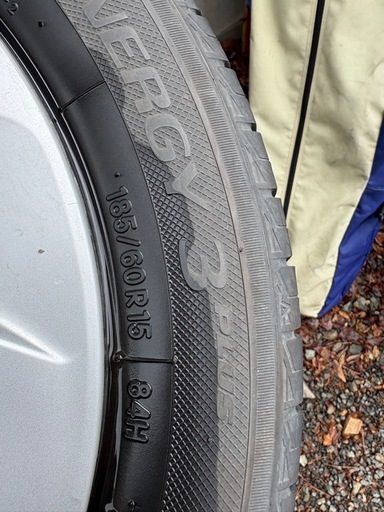 185/60R15  スチールホイール　夏タイヤセット