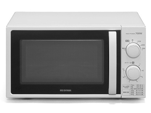 アイリス 電子レンジ IMG-T177-6-N　中古品 ターンテーブル 2020年※汚れあり 電子レンジ（アイリスオーヤマIMG-T177-6-W 2020年製） (くろ) 球場前