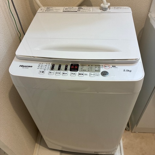取引先確定済【5,000円】Hisense5.5kg 全自動洗濯機（HW-E5504）