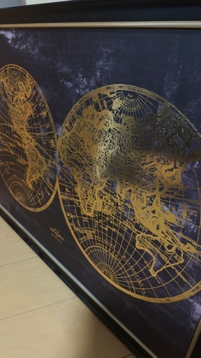     世界地図 アートパネル