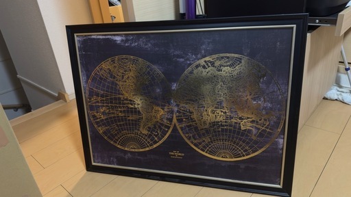     世界地図 アートパネル