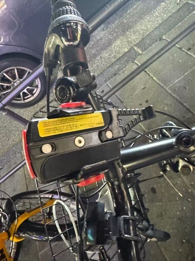 Sandpiper 6段変速 MTB風自転車 ブラック カゴ付き サスペンション付き