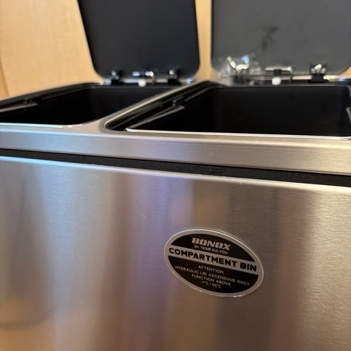 Dulton ダルトン 3コンパートメント ビン ステンレス製ゴミ箱