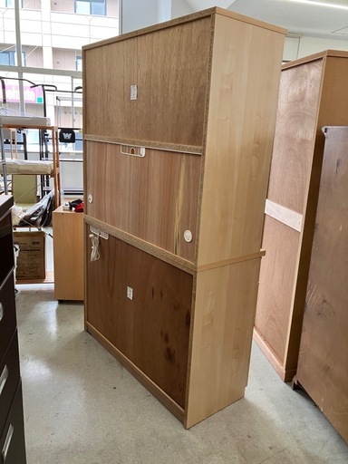 坂2606-1342 河口家具 キッチンボード オープンNポスタ キズ汚れ有り
