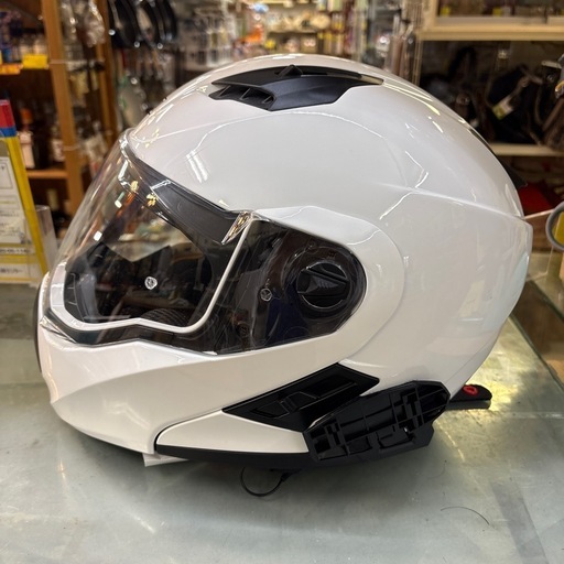 【ジャングル深井店】デイトナ DN-004LT ヘルメット マットブラック/ホワイト XL バイク用ヘルメット システムヘルメット S