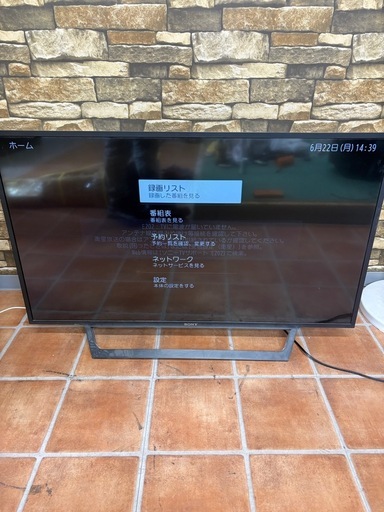 北海道旭川市発直接引渡し限定品 リモコンなし　液晶テレビ ソニー SONY BRAVIA KJ-43W730E 43インチ 2019年