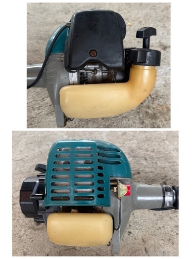 肩掛け式　草刈り機　草刈機　刈払い機　刈払機　MAKITA makita マキタ　MEM232 エンジン始動　ガーデニング