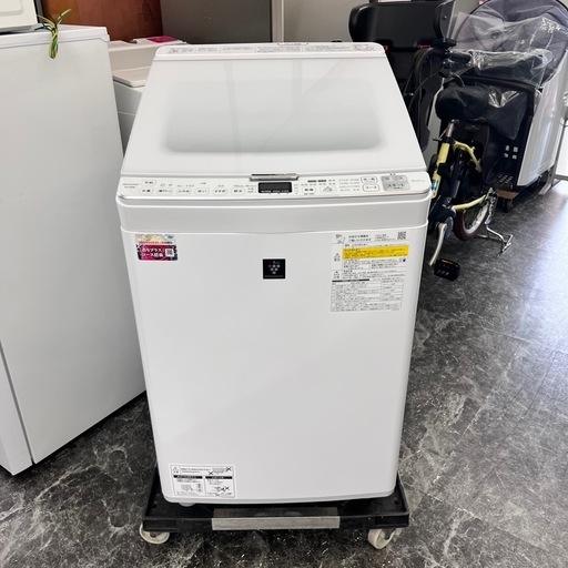 SHARP2021年製✨乾燥機付き洗濯機8kg✨中古