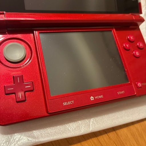 ニンテンドー3DS レッド 箱ありタッチペン・充電器付　動作確認済　初期化済