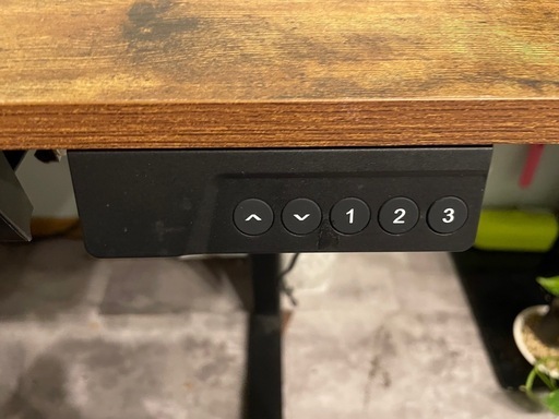 電動昇降デスク　　引き出し付き