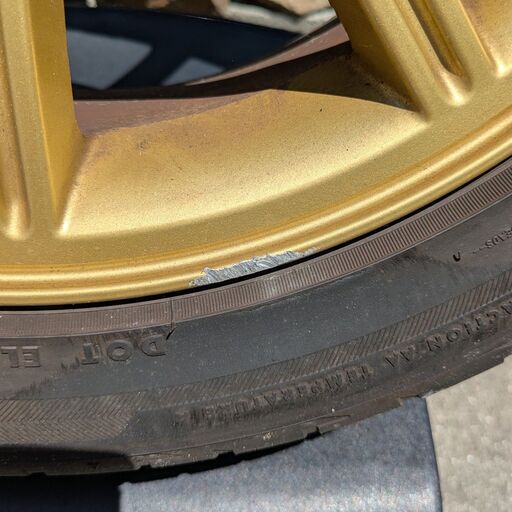 【美品】STI 純正 ENKEI ゴールド アルミホイール 17インチ PCD114.3mm 5穴