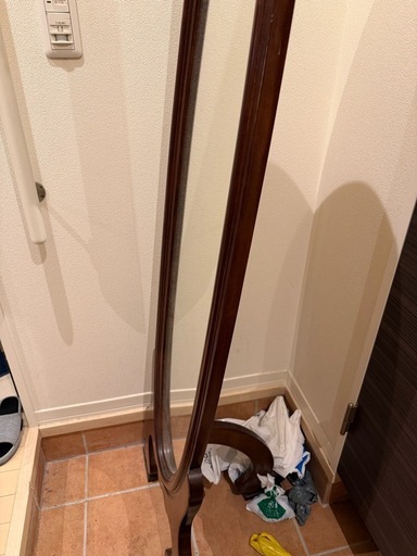 アンティーク鏡　　　姿見　ビンテージ