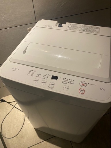 RORO ヤマダ電機　全自動洗濯機 YWM-T55LW 5.5kg