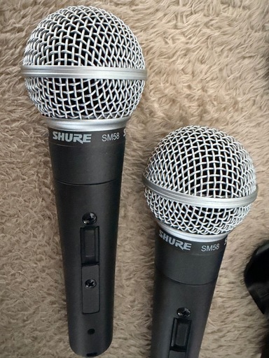 【下倉楽器 購入】SHURE マイク SM58SE 2本セッ＋XLRケーブル2本