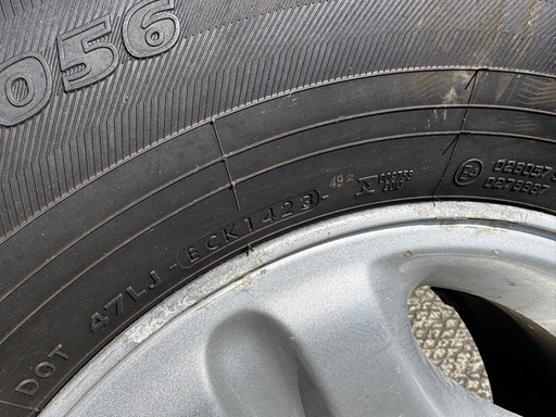 純正アルミホイール+サマータイヤ 265/70 R16 夏タイヤ