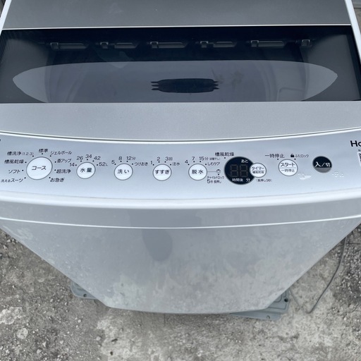 全自動洗濯機ハイアールJW-C70GK 7.0kg 2021年製給水排水パイプ付属 全自動洗濯機ハイアールJW-C70GK 7.0kg 2021年製給水排水パイプ付属