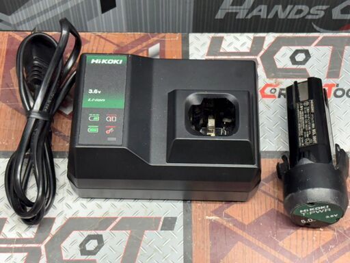 【中古】ハイコーキ HiKOKI WH3DA コードレスインパクトドライバ 3.6V バッテリ×1・充電器付き【ハンズクラフト佐賀】