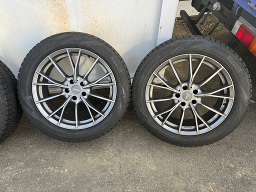 BMW G01G02スタッドレス 245/50R19 ランフラット 2021年製 ピレリ MAKアルミ 4本