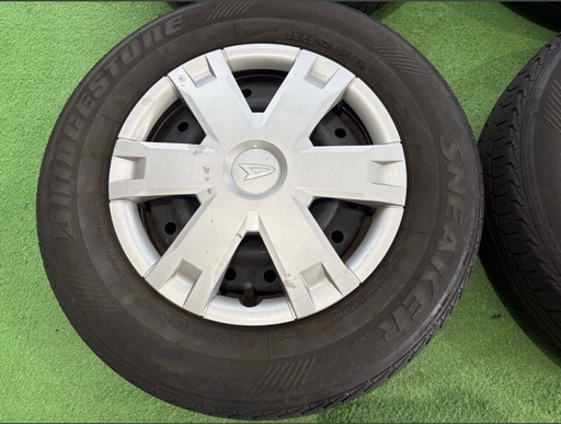 ハイゼット純正 12インチ タイヤホイール4本セット 145/80R12 軽トラ 軽バン