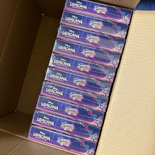 【?定価以下?】約17%OFF ディズニー・ロルカナ・TCG 星々の輝き 10BOX 未開封 シュリンク付き