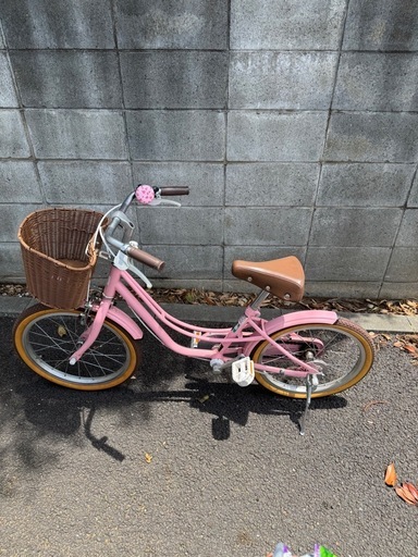 女児　　18インチ　自転車